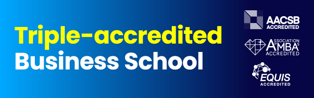 Triple-accredited business school